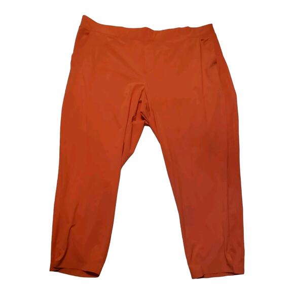ATHLETA Brooklyn Ankle Lightweight Travel Pants Bright Coral Sz 26 Slim Fit - Picture 7 of 12